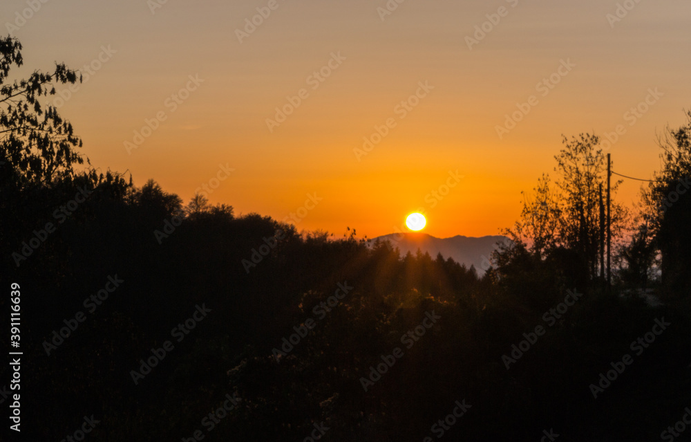Obraz premium Il tramonto