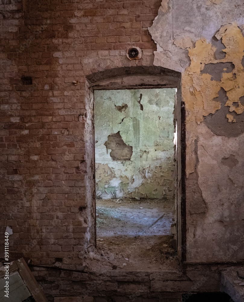 The old abandoned room of a building, Lost Place The old abandoned room of a building, Lost Place