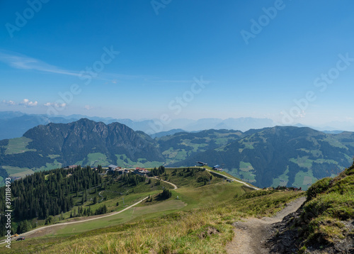 Landscape panorama in Tyrol, Austria.