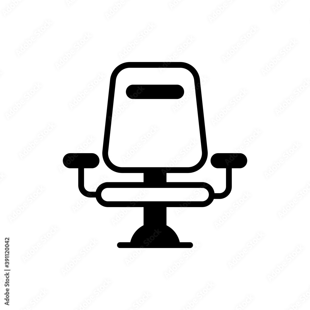 Chair Solid icon style illustration. Eps 10 file Chair Solid icon style illustration. Eps 10 file