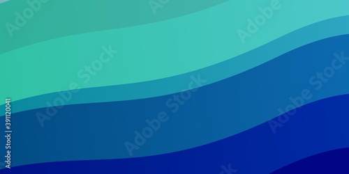 Light Blue  Green vector texture with curves.