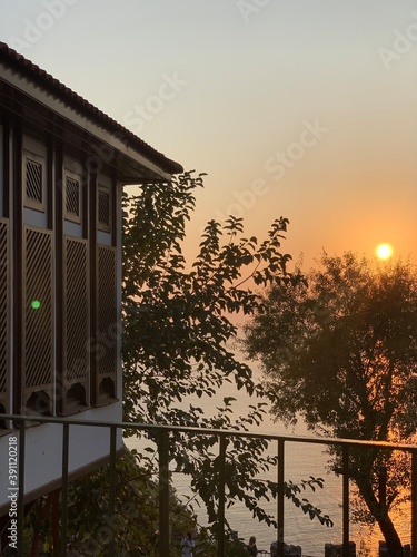 Wallpaper Mural sunset view from Alanya castle overlooking the mediterranean sea Torontodigital.ca
