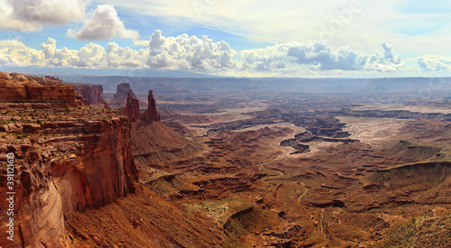 Scenic panorama of view point in Canyonlands National Park, Utah, USA © ALLA