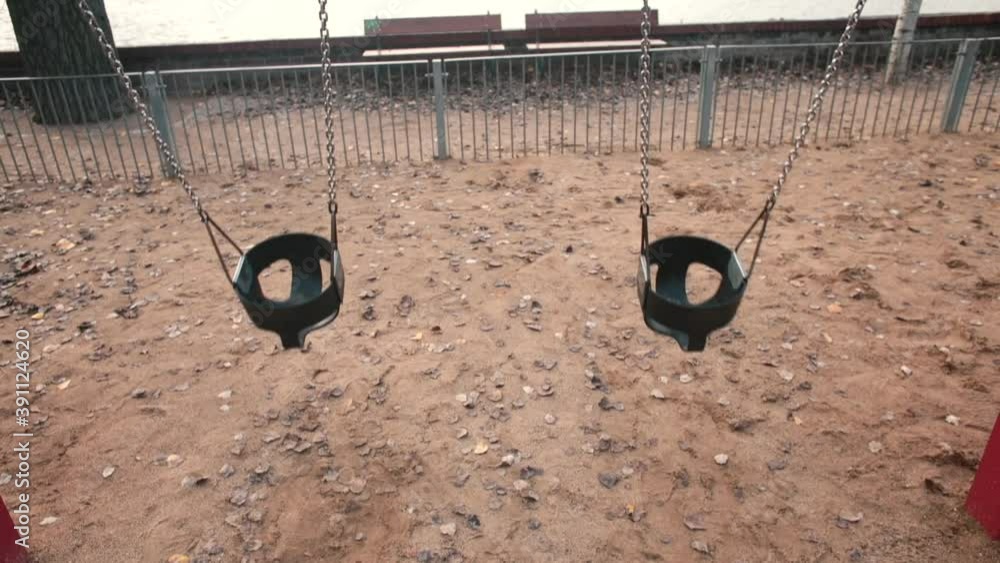 Urban plastic toddler swing. Carefully designed and safe baby swings