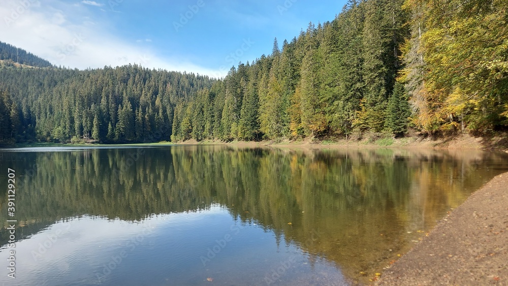 lake in the mountains