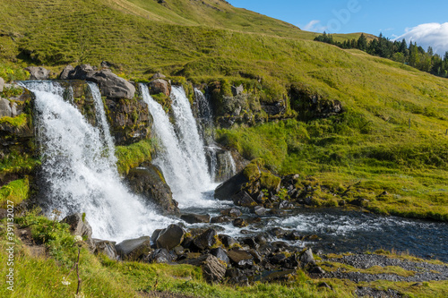 Fototapeta Naklejka Na Ścianę i Meble -  Gluggafoss waterfall in Fljotshlid in south Iceland