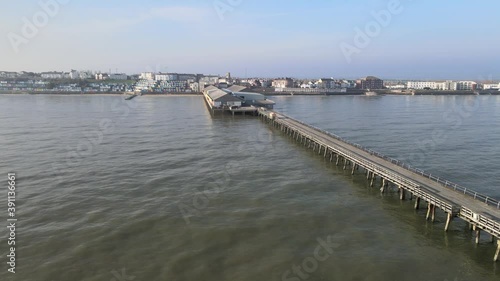 Wallpaper Mural Walton on the Naze Pier drone footage Torontodigital.ca