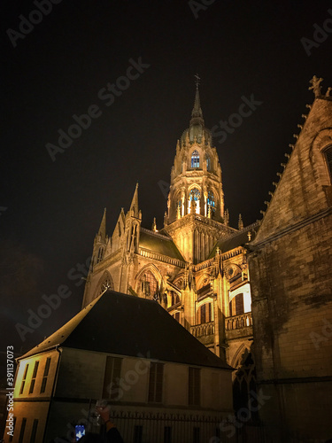 cathedral of saint nicholas in night