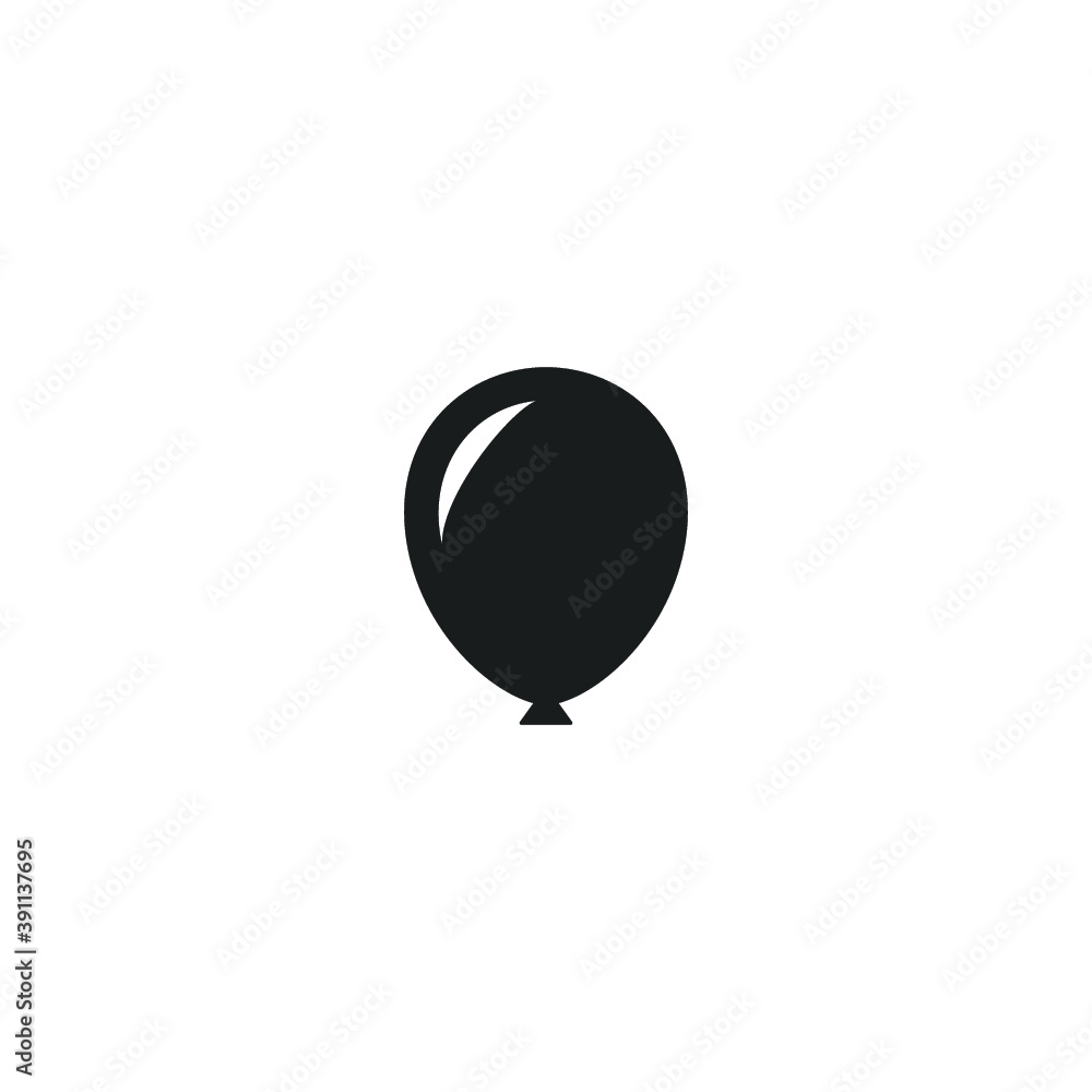 Obraz premium balloon icon vector celebration symbol logo template