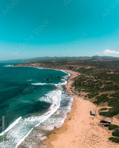 Fototapeta Naklejka Na Ścianę i Meble -  view of the coast of island