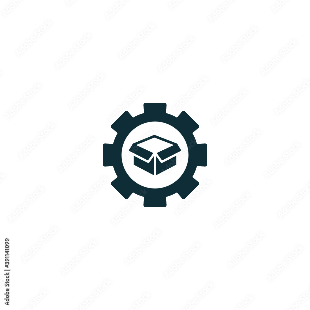 box icon package symbol logo template design element box icon package symbol logo template design element