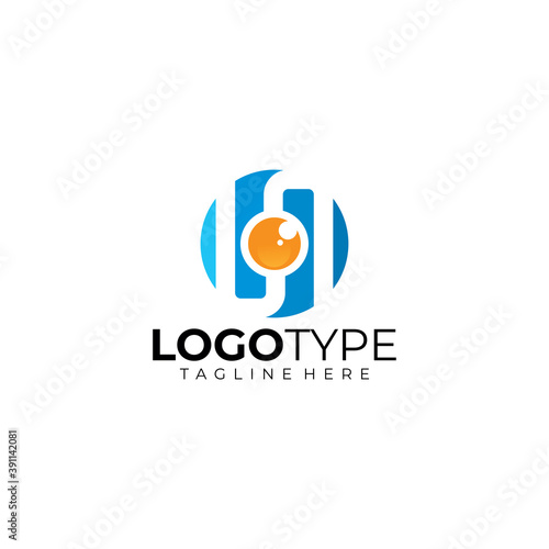 shutter cam logo icon vector isolated