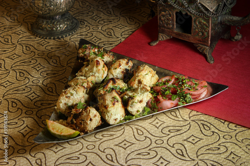 Chicken Malai Tikka / Murgh Malai Tikka / Afghani chicken Tikka