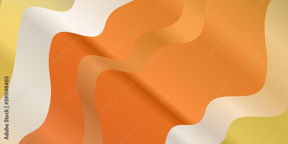 Light Orange vector background with bent lines. Light Orange vector background with bent lines.