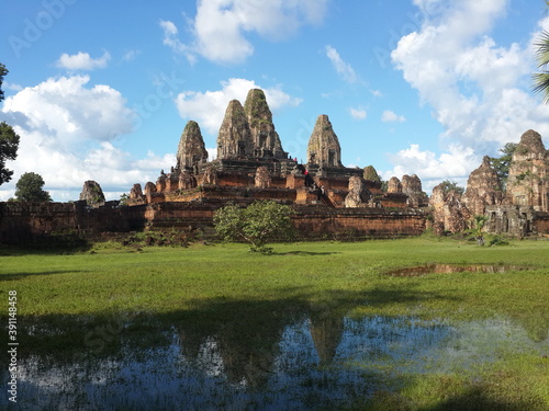 Cambodia. Pre Rup temple. The Hindu temple was built in the tenth century. Siem Reap city. Siem Reap province.