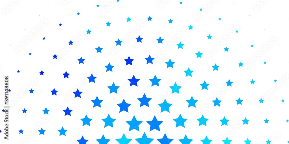Light BLUE vector texture with beautiful stars. Light BLUE vector texture with beautiful stars.