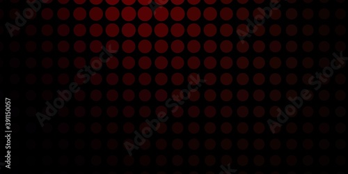 Dark Red vector layout with circle shapes.