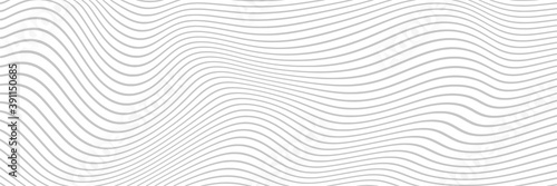 Abstract geometric background, curved lines, shades of gray. Vector design. 