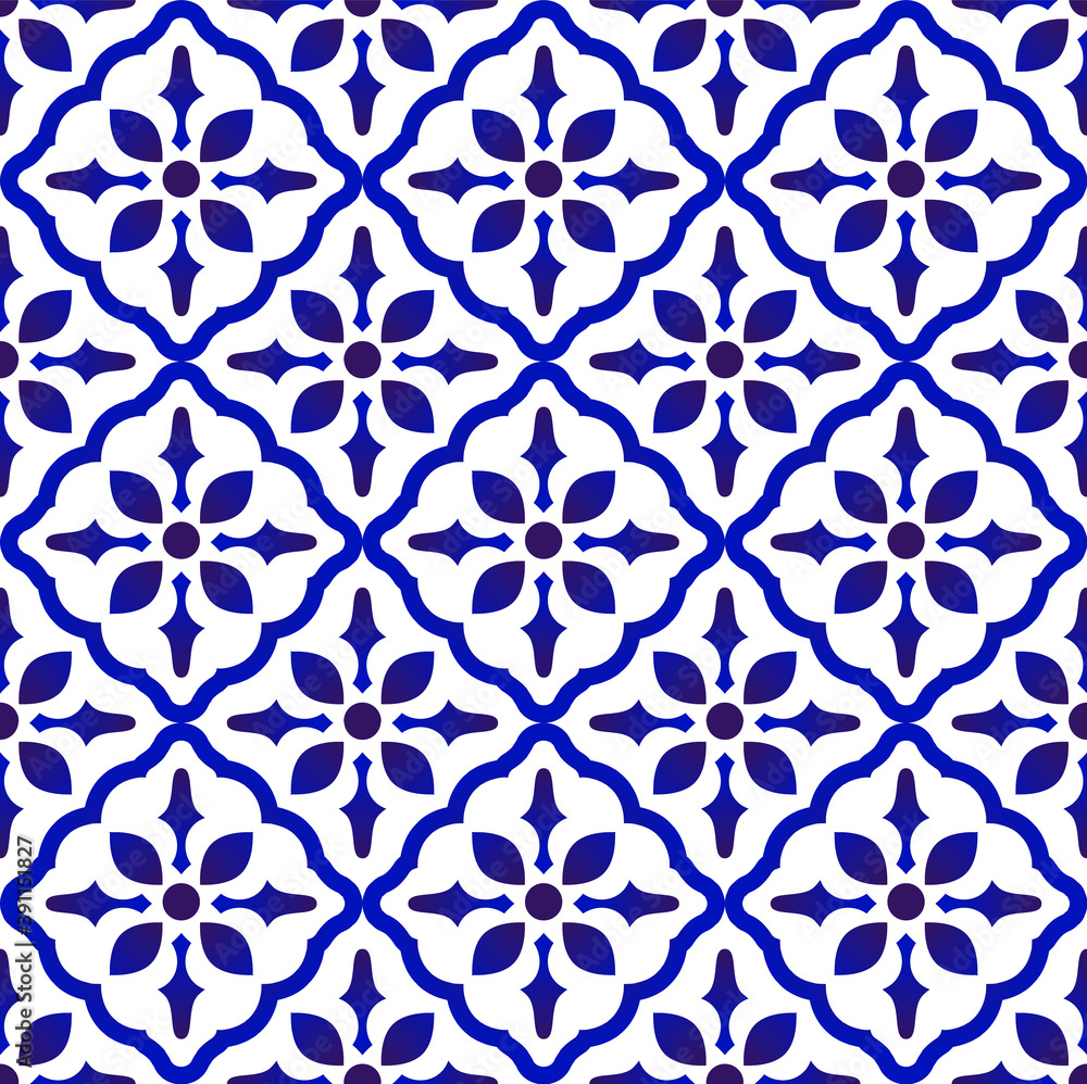 cute ceramic pattern vector