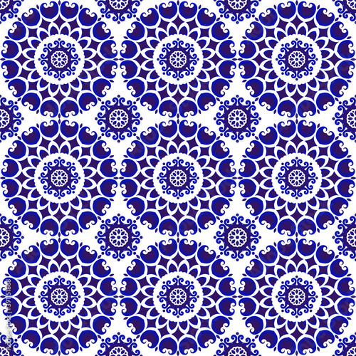 decorative blue pattern