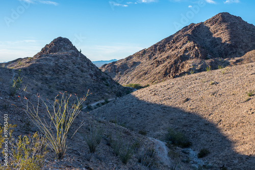 An overlooking view of nature in Yuma, Arizona
