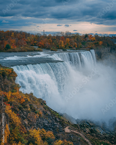 View of American Falls  in Niagara Falls State Park  New York