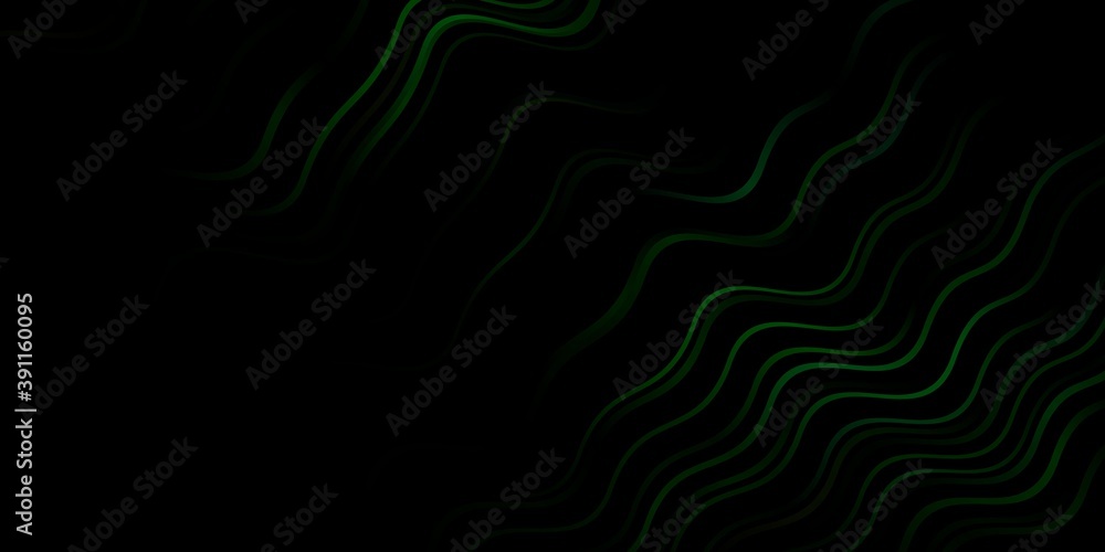 Dark Blue, Green vector template with lines.