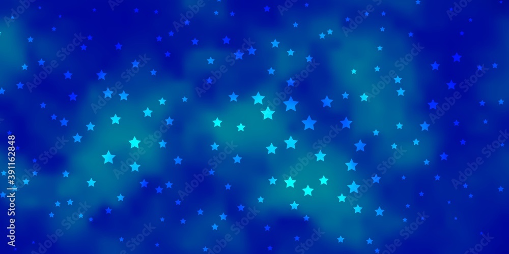 Dark BLUE vector layout with bright stars. Dark BLUE vector layout with bright stars.