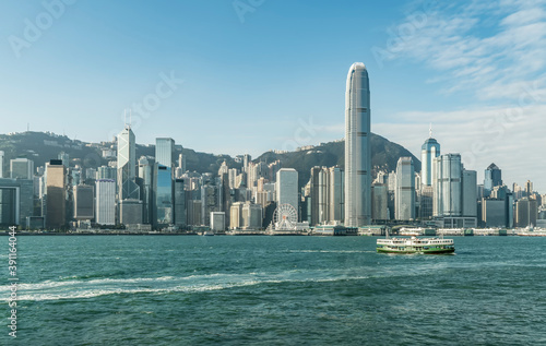 Canvas Print Hong Kong City and Modern Architecture