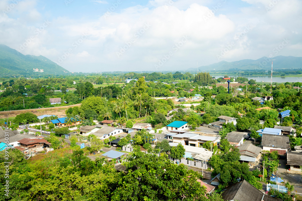Landscape Hill view from Tiger Cave Temple in Krabi,Thailand. Landscape Hill view from Tiger Cave Temple in Krabi,Thailand.