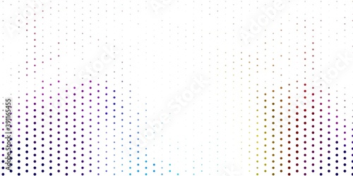 Wallpaper Mural Light blue, yellow vector template with circles. Torontodigital.ca