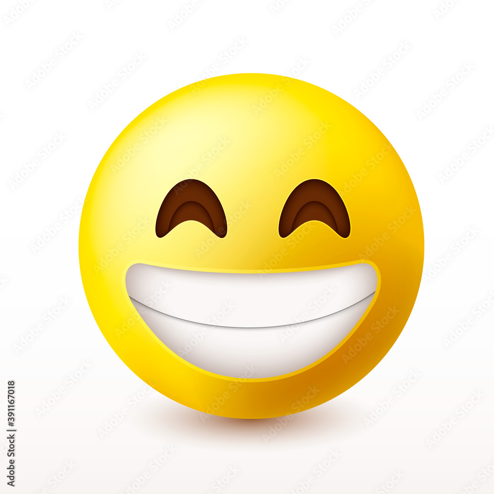Beaming face emoji with smiling eyes and a broad, open smile with a full-toothed grin as if saying Cheese! for the camera Beaming face emoji with smiling eyes and a broad, open smile with a full-toothed grin as if saying Cheese! for the camera