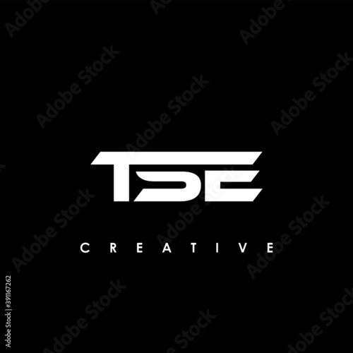 TSE Letter Initial Logo Design Template Vector Illustration