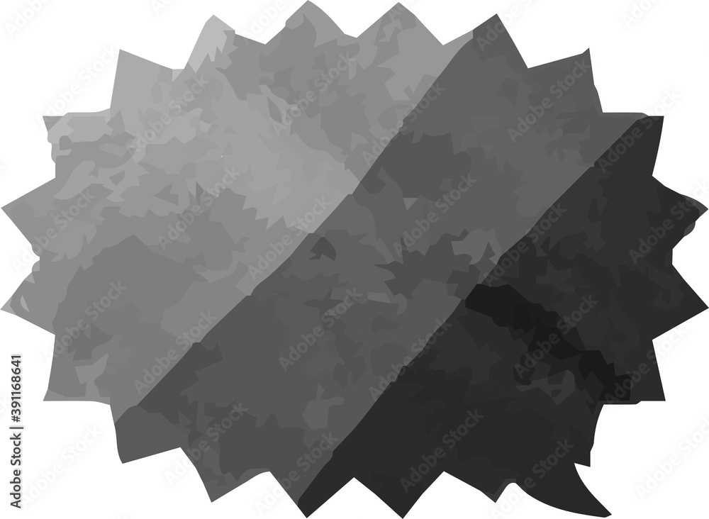 Monochrome Watercolor-like Cartoon speech balloon Monochrome Watercolor-like Cartoon speech balloon
