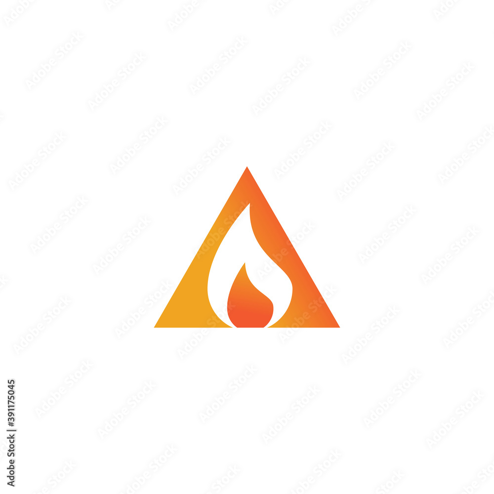 Fototapeta premium Torch Logo Template vector symbol
