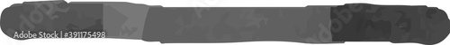 Monochrome Watercolor-like analog line drawn by handwriting