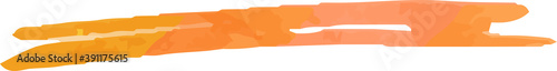 Warm Watercolor-like analog line drawn by handwriting
