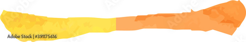 Warm Watercolor-like analog line drawn by handwriting