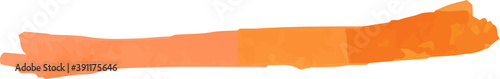 Warm Watercolor-like analog line drawn by handwriting