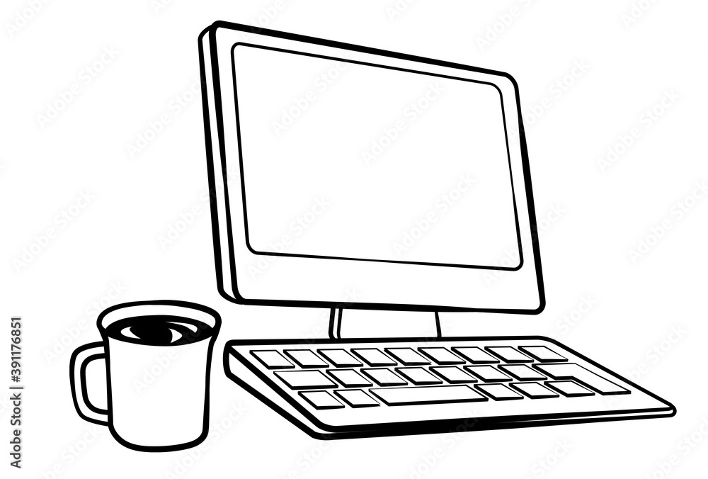 パソコンのコーヒーブレイク パソコンのコーヒーブレイク