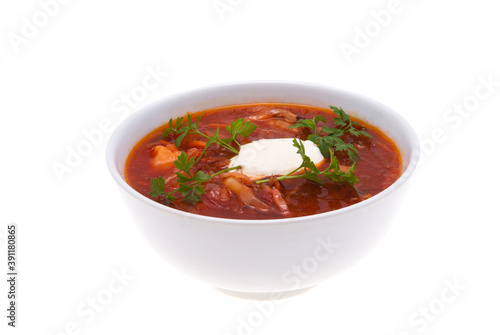 red borscht isolated