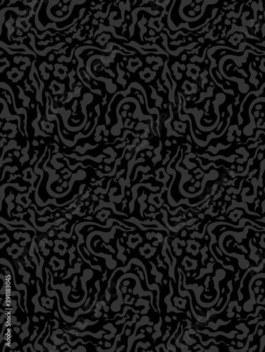 abstract black simply vector seamless pattern