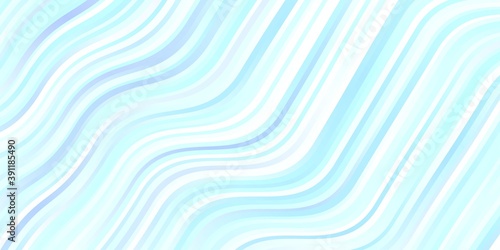 Light Pink, Blue vector pattern with curves.