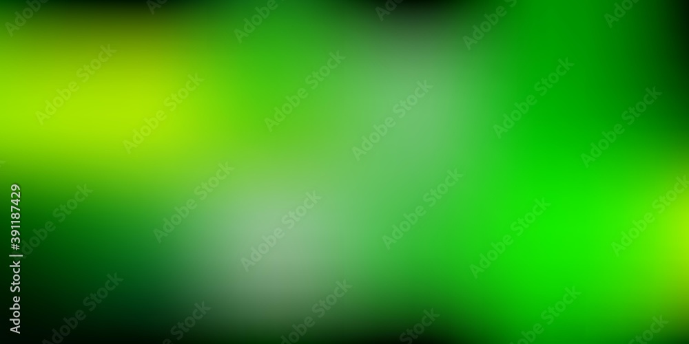 Dark Blue, Green vector blur layout.