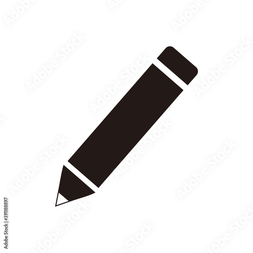 Pencil icon vector illustration sign