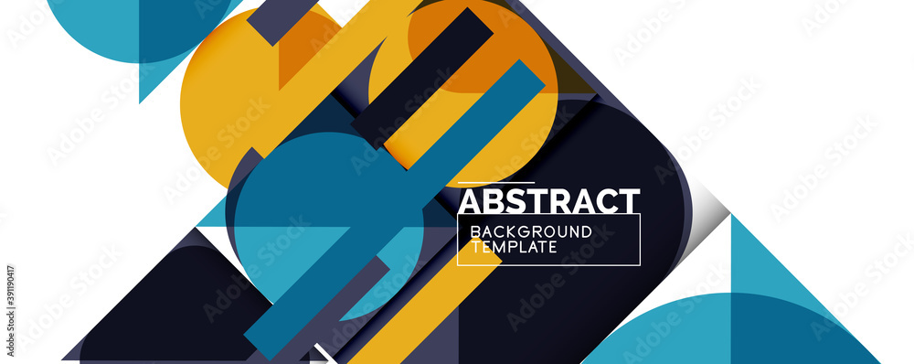 Simple circles and triangles abstract background. Vector illustration for covers, banners, flyers and posters and other designs Simple circles and triangles abstract background. Vector illustration for covers, banners, flyers and posters and other designs