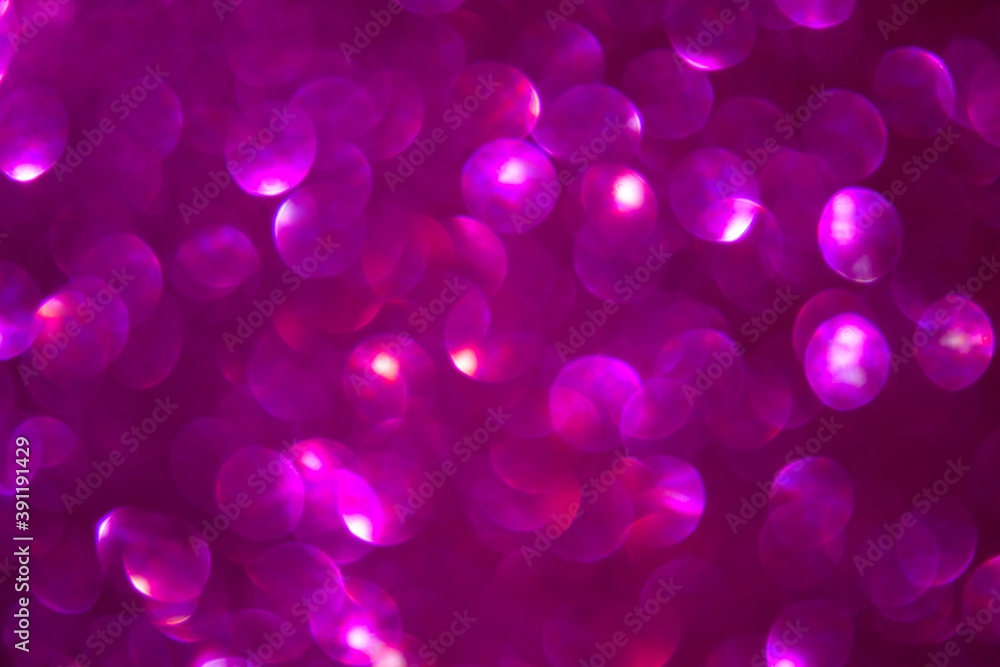 Pink lights blurred out of focus, festive bokeh background Pink lights blurred out of focus, festive bokeh background