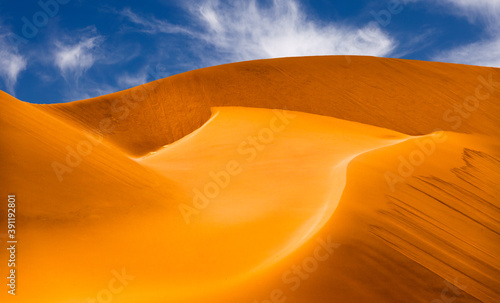 Sand dunes in the Namib desert