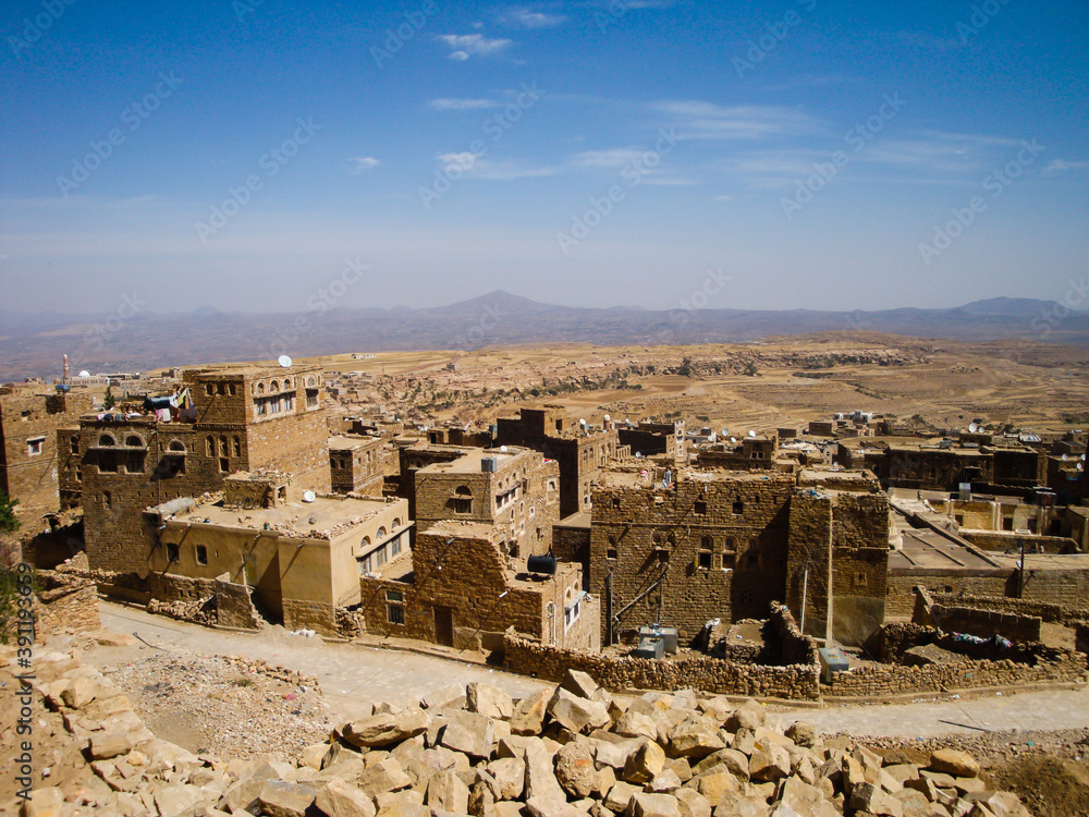Old ancient houses and cities in middle east