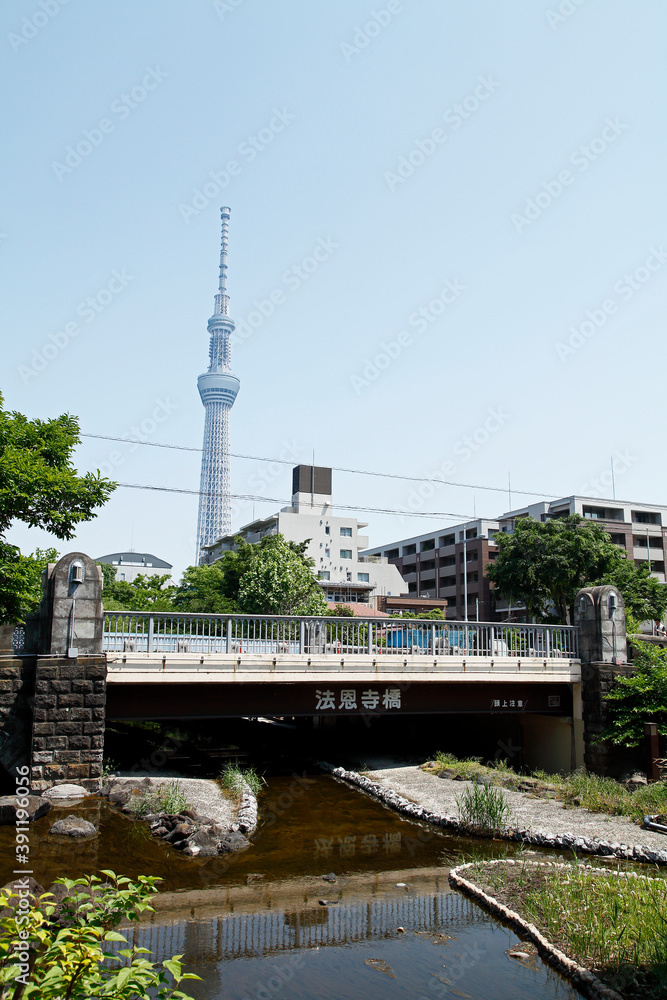 法恩寺橋と東京スカイツリー